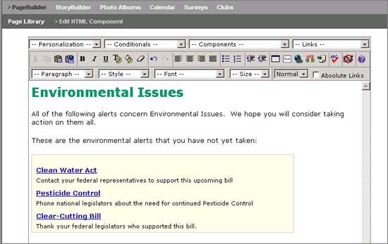 Issue Tracking Page #1