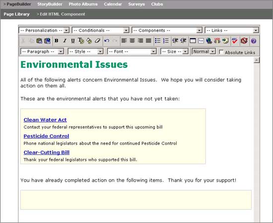 Issue Tracking Page #2